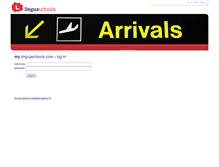 Tablet Screenshot of my.linguaschools.com